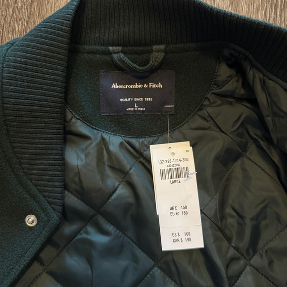 Abercrombie & Fitch Varsity Bomber Jacket - Picture 3 of 7